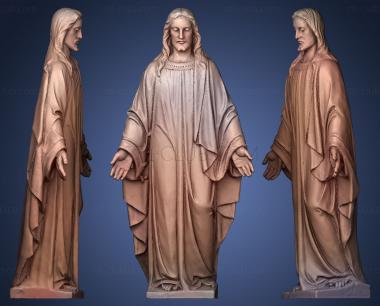 3D model jesus figure (STL)